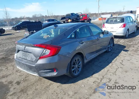 2019 Honda Civic Ex from USA, damaged, VIN JHMFC1F31KX008058